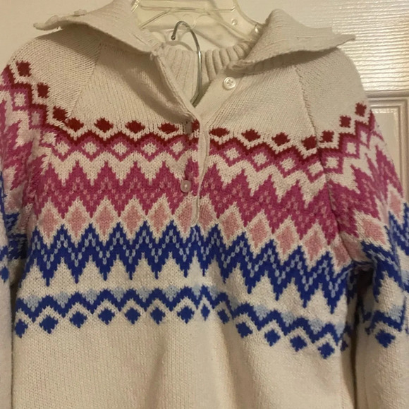 Janie and Jack Fair Isle Turtleneck Sweater Outfit - Picture 4 of 9